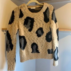 Anthropologie Leopard Sweater